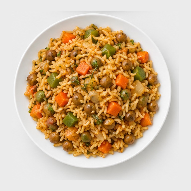 Riz aux pois pigeon de Trinité façon pelau végétarien