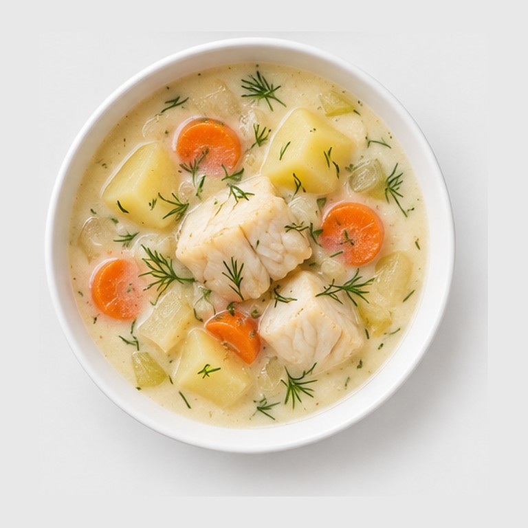 Soupe de poisson nordique façon fisksúpan