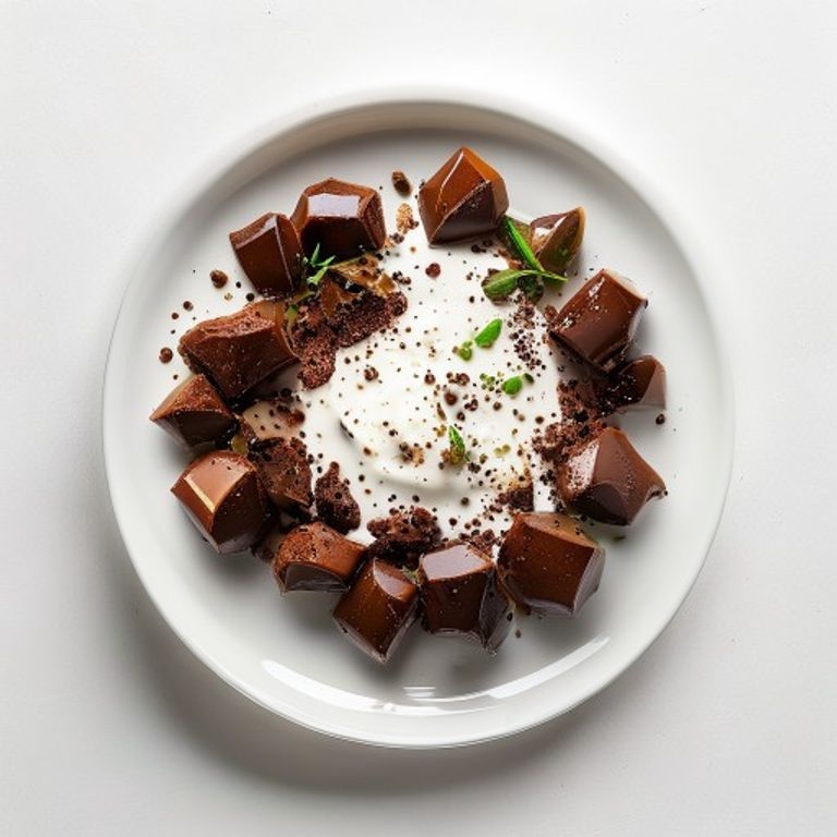 Yaourt gourmand au chocolat noir