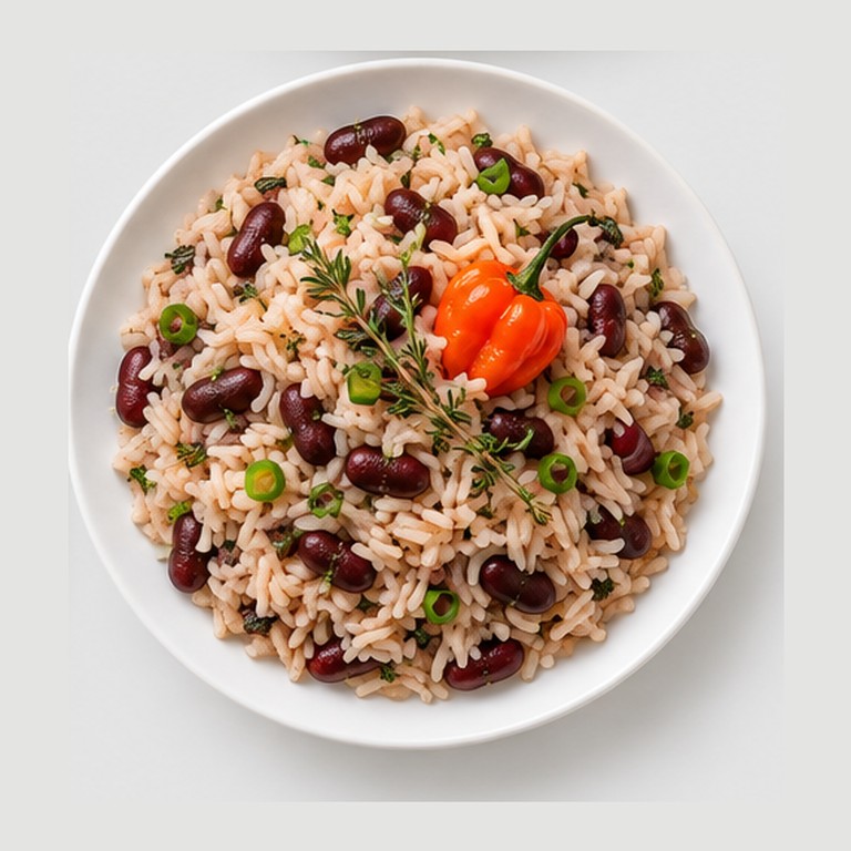 Riz aux Haricots Rouges et Noix de Coco (Jamaïque)