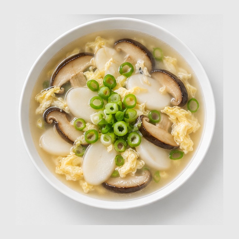 Soupe aux galettes de riz du nouvel an coréen façon tteok guk