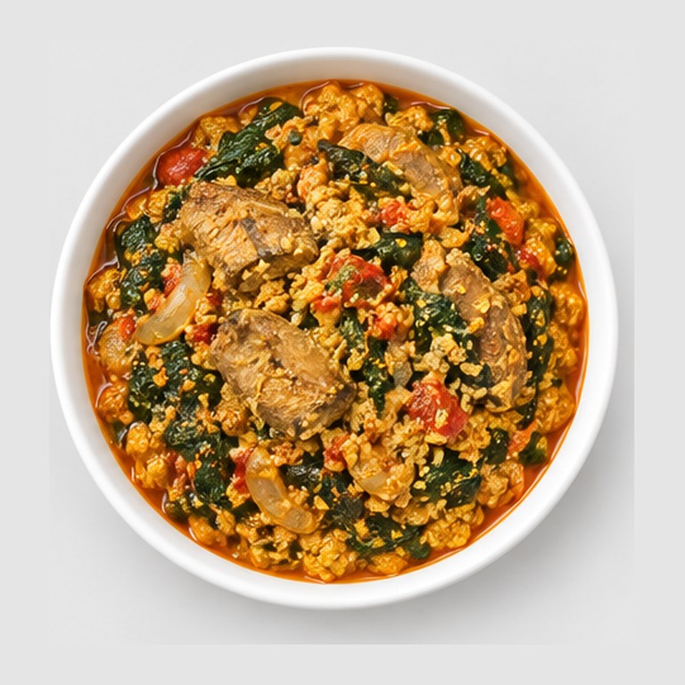 Soupe aux graines de courge façon egusi soup (Nigéria)
