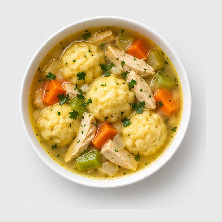 Soupe aux boulettes de maïs façon vori vori de pollo