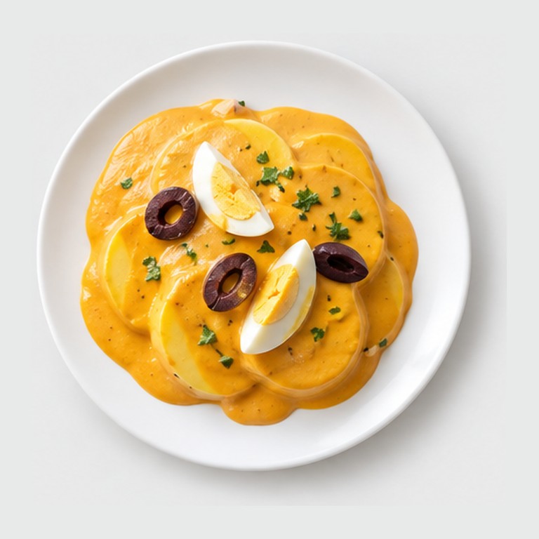 Pommes de terre sauce fromagère épicée façon papas a la huancaína