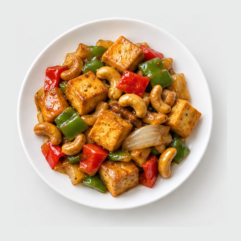 Tofu aux noix de cajou façon gai pad med mamuang