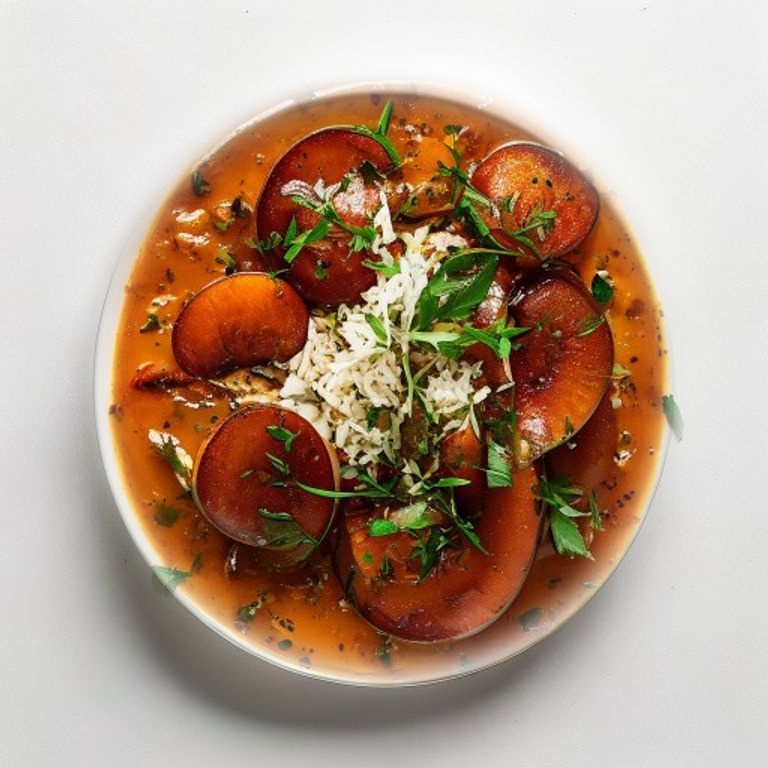 Curry d'aubergines tanzanien façon mchuzi wa biringanya
