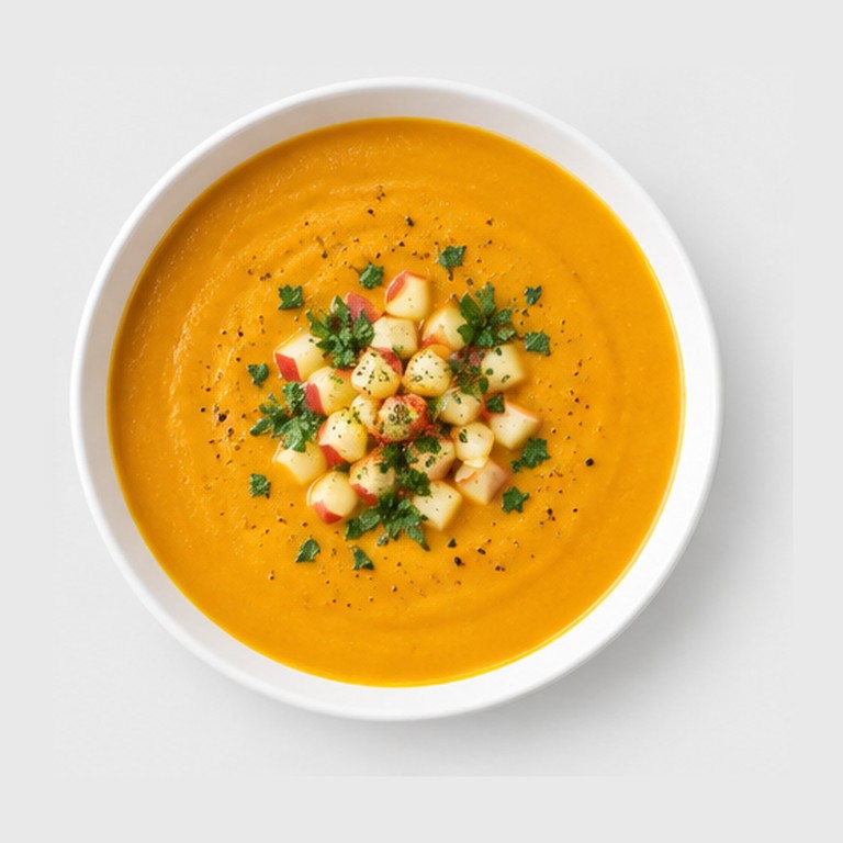 Soupe de courge estonienne-allemande façon kürbissuppe