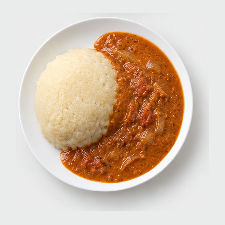Pâte de maïs et sauce cacahuète façon tô au beurre d'arachide