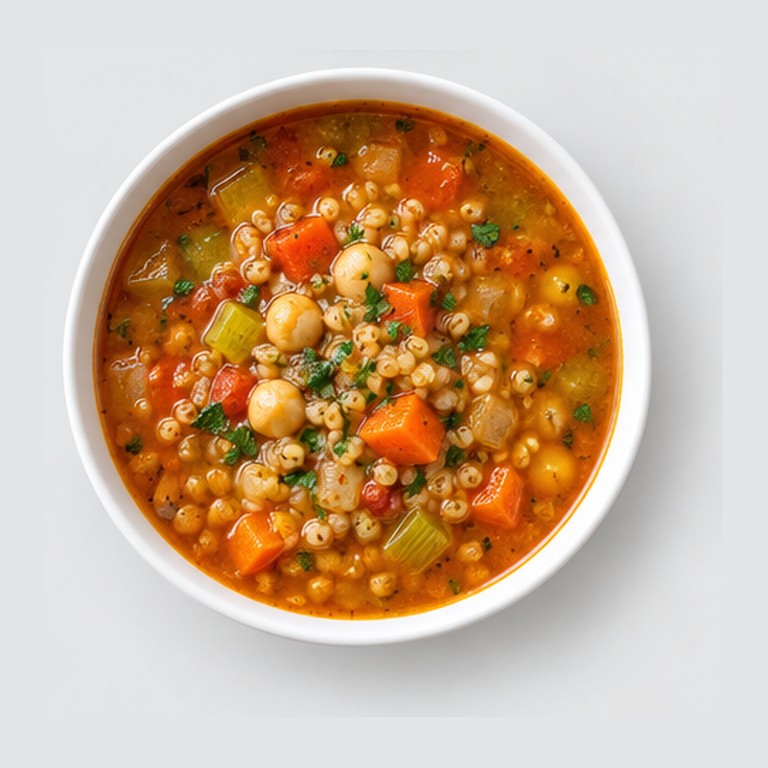 Soupe aux céréales concassées d'Algérie façon chorba frik