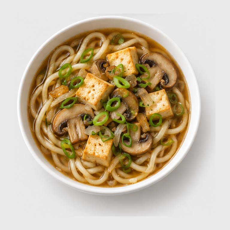 Soupe de nouilles des Philippines façon batchoy végétarien
