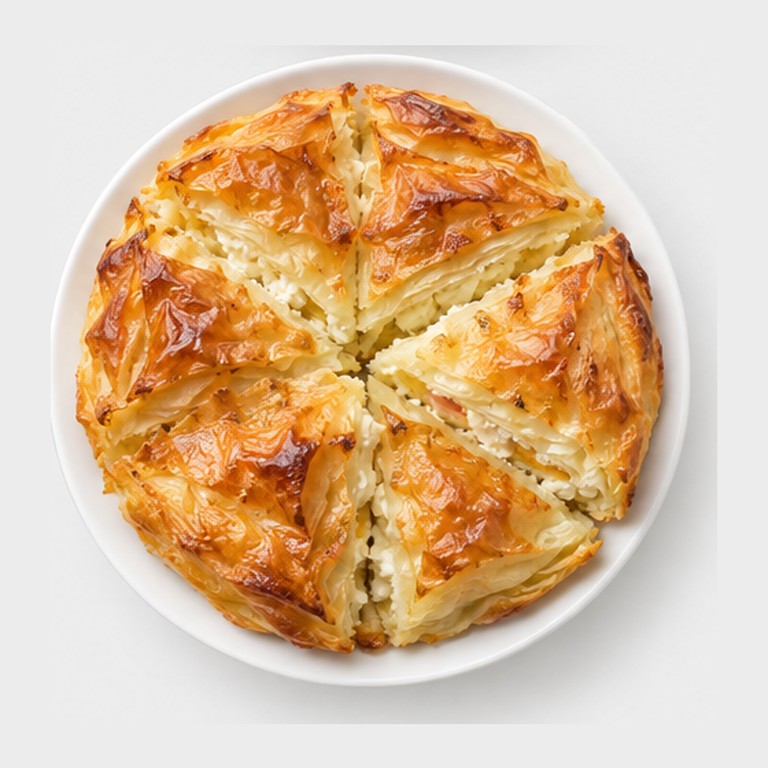 Feuilleté au fromage serbe façon gibanica