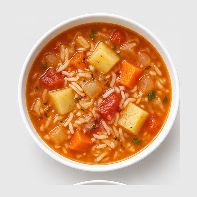 Soupe de riz de la route de la soie façon mastava