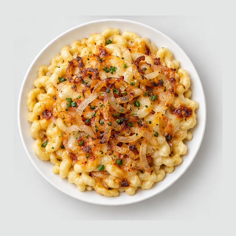 Spaetzle gratinés au fromage façon käsknöpfle