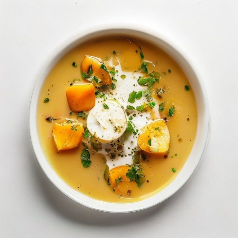 Velouté de courge au lait de coco