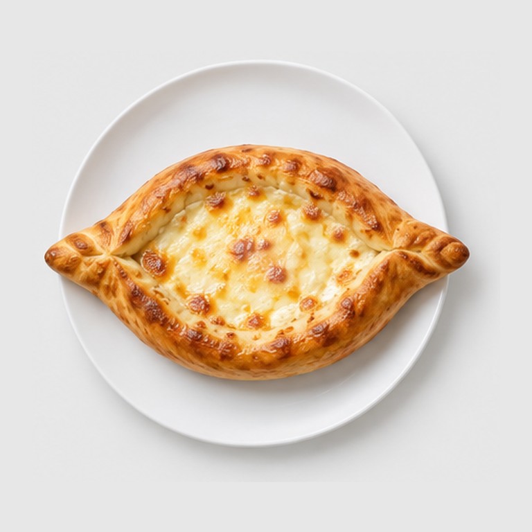 Pain au fromage en barque façon khachapuri adjarien