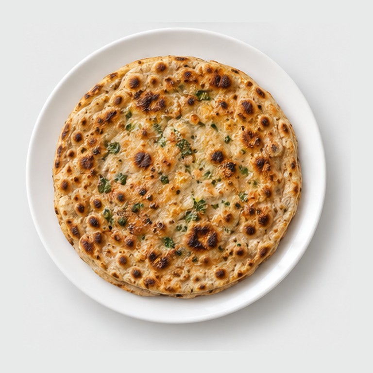 Paneer paratha façon paratha au fromage blanc