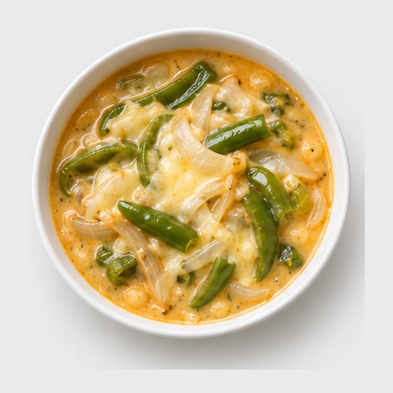 Piments doux au fromage fondu façon ema datshi