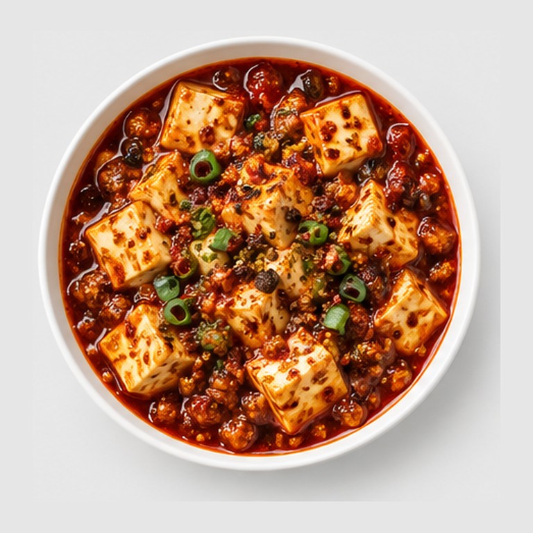 Tofu brûlant au poivre du Sichuan façon mapo doufu