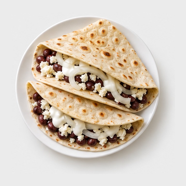 Tortillas fourrees du Honduras façon baleadas