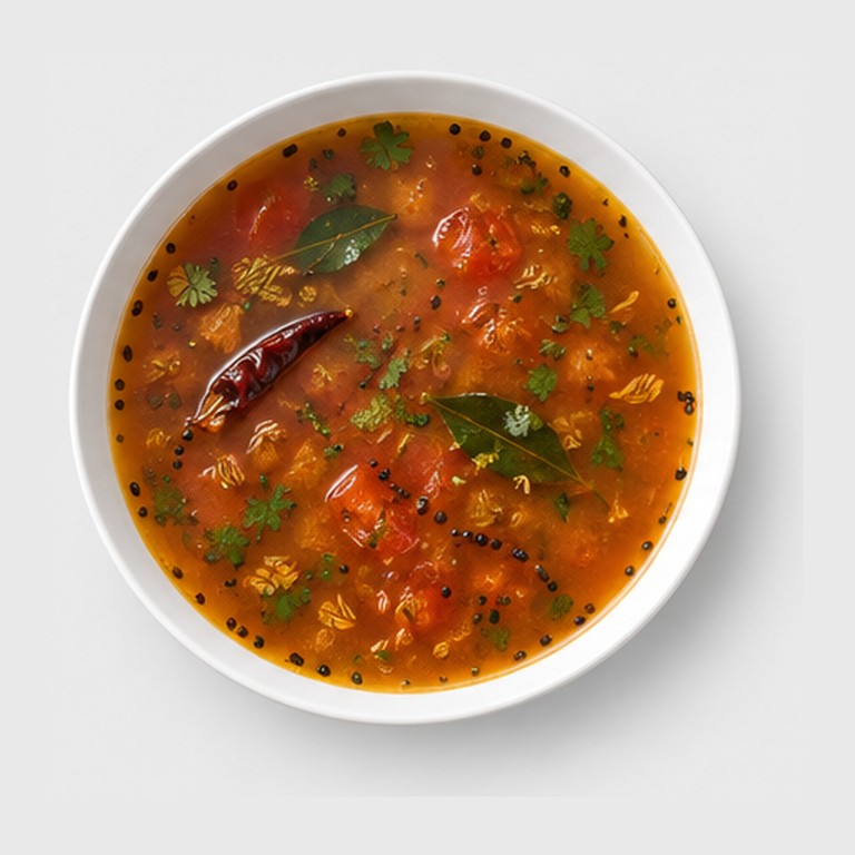 Bouillon au poivre et tamarin façon rasam