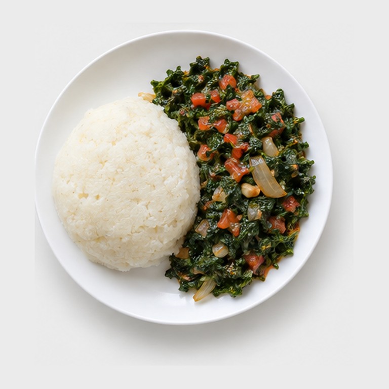 Ugali na Sukuma Wiki (Kenya)