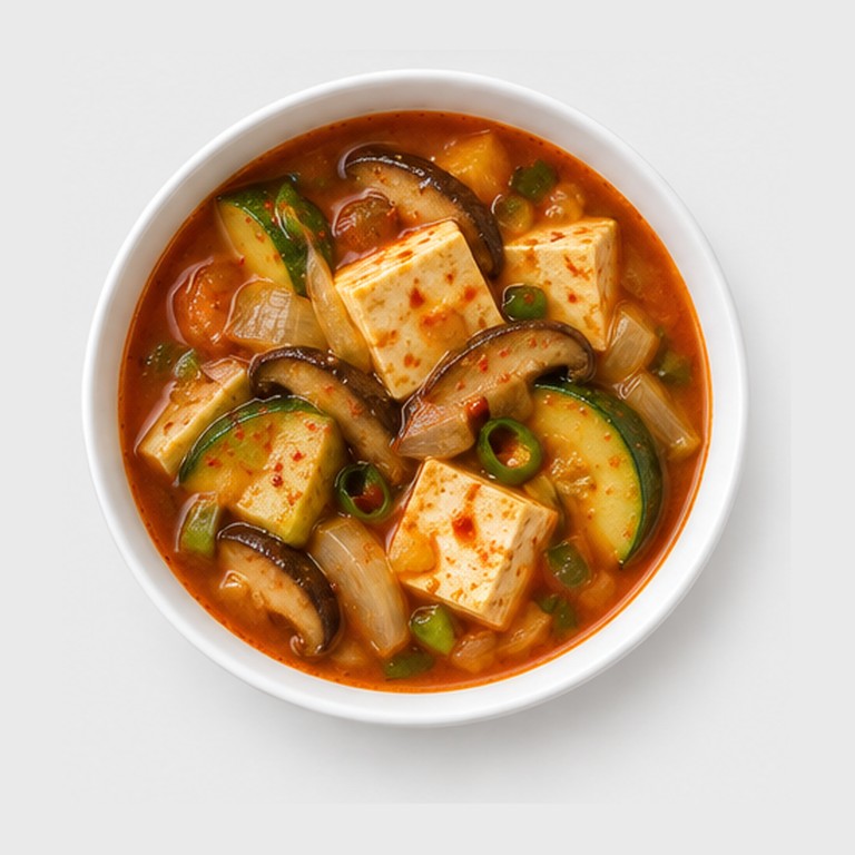 Soupe miso coréen aux légumes façon doenjang jjigae