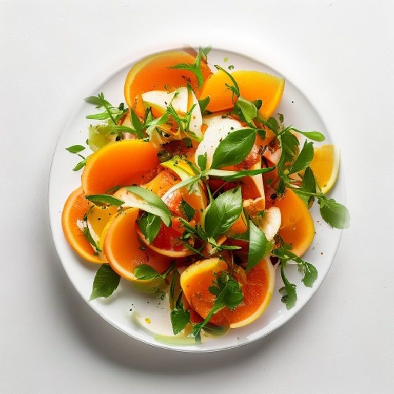 Salade de melon, orange et menthe