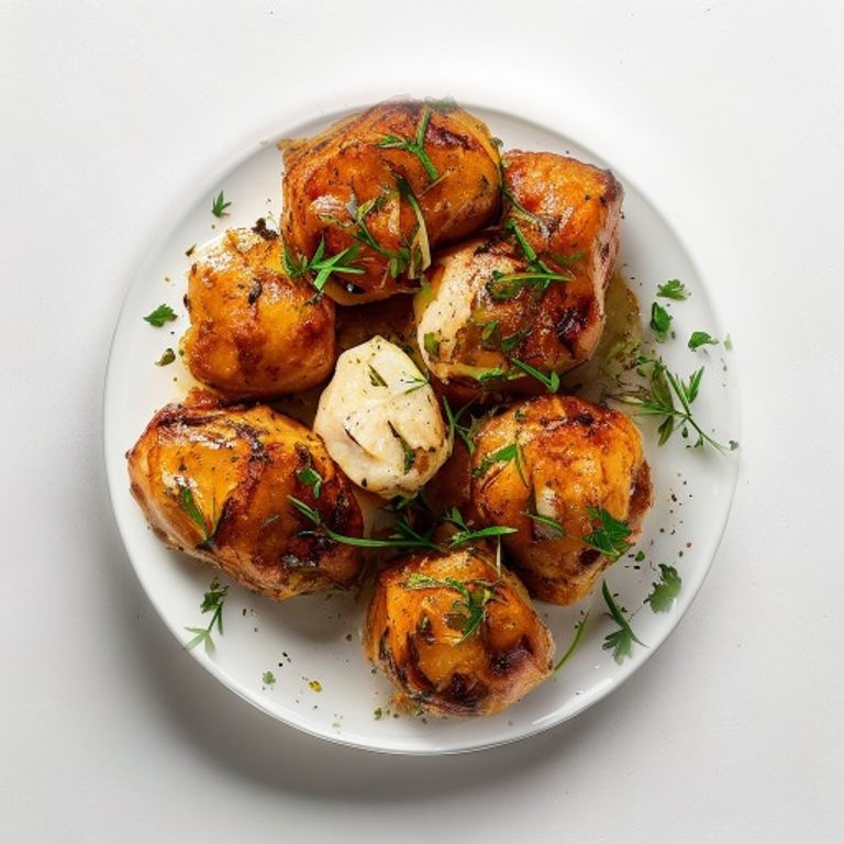 Poulet rôti aux abricots et romarin au four