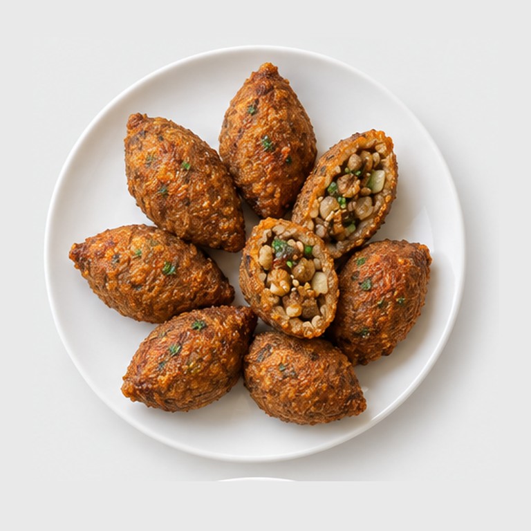 Croquettes boulgour-noix façon kibbeh végétarien