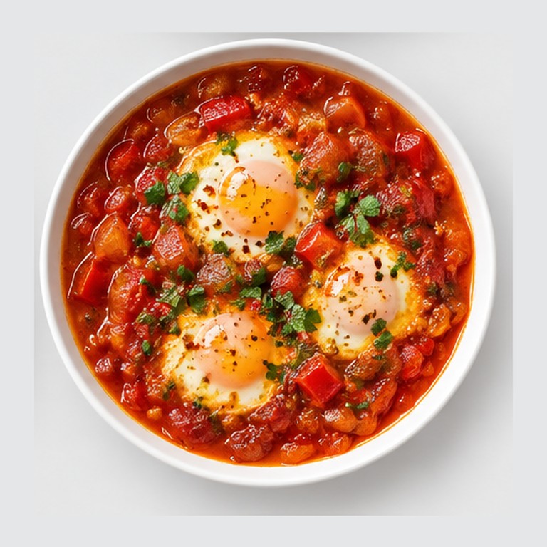 Œufs en sauce tomate épicée façon shakshuka