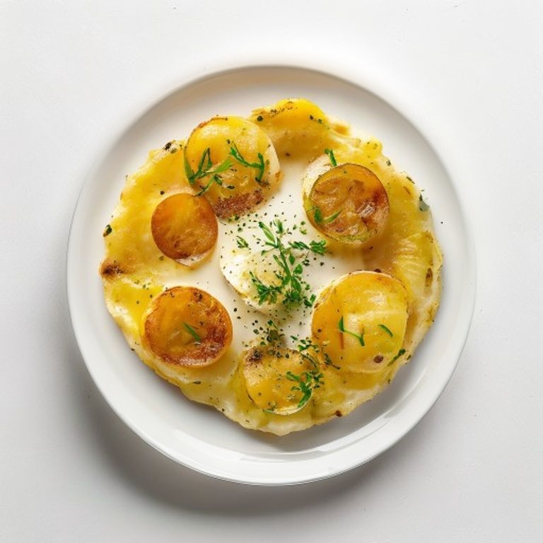 Omelette de pommes de terre façon torta de papas uruguayenne