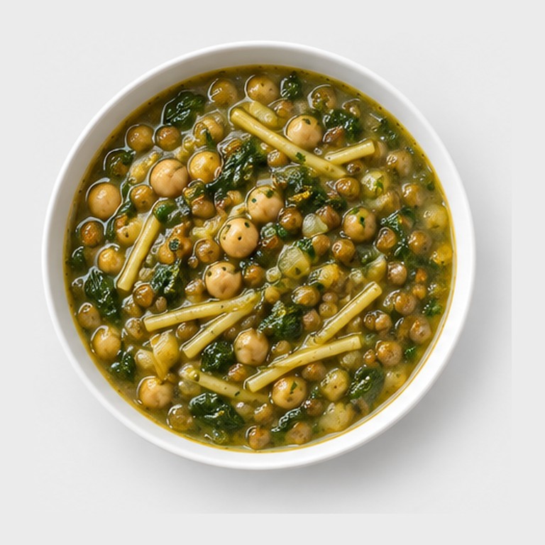 Soupe iranienne aux légumineuses et nouilles façon ash reshteh simplifié