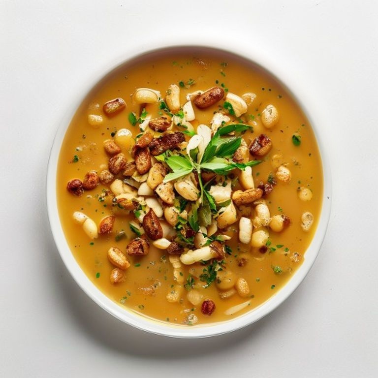 Soupe aux cacahuètes du Paraguay façon sopa de mani
