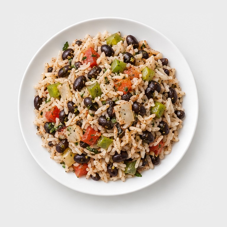 Riz aux haricots noirs à la cubaine façon moros y cristianos