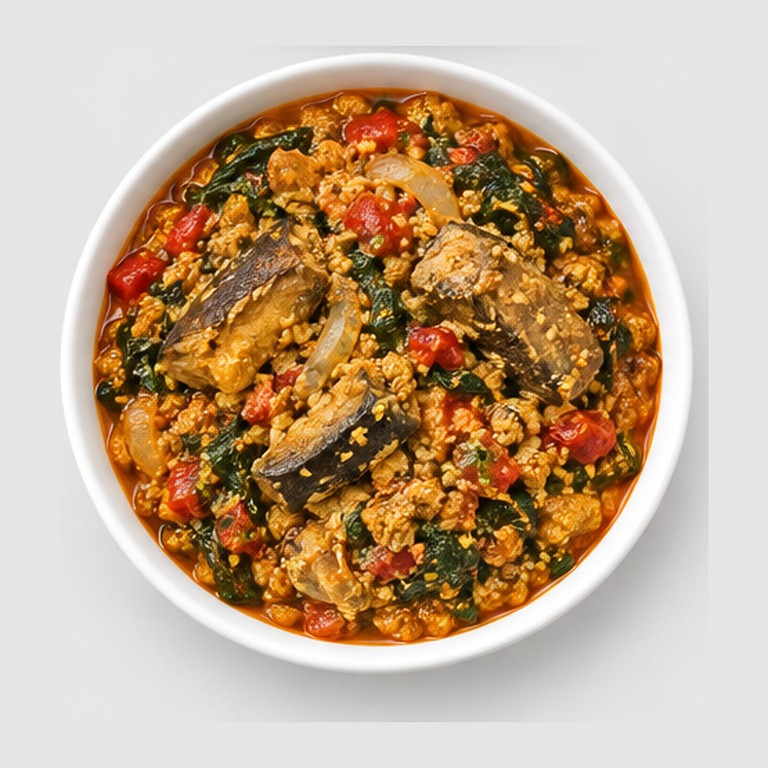 Soupe aux graines de courge nigérianne façon egusi soup