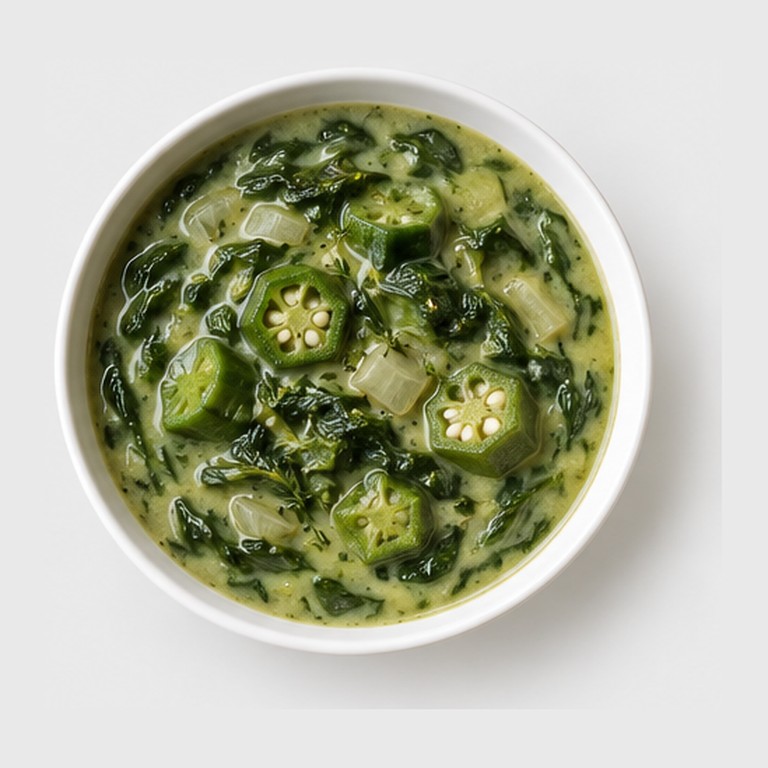 Soupe de légumes-feuilles créole façon callaloo soup