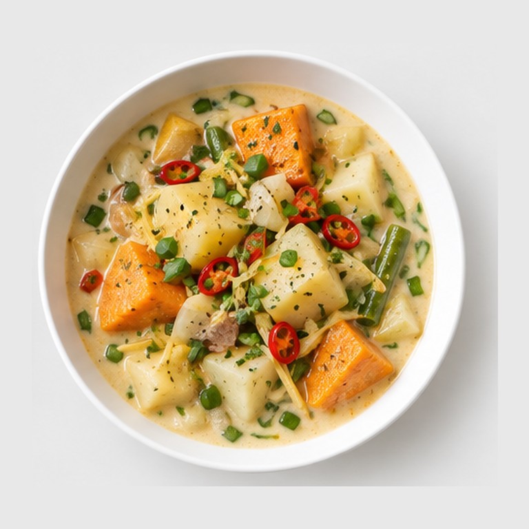 Bougna de Légumes au Lait de Coco