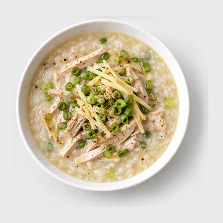 Bobor Sach Moan (Congée au Poulet et Gingembre)