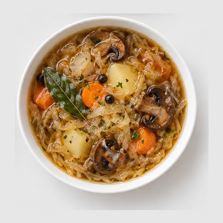Soupe au chou fermenté lituanien façon kapusniak