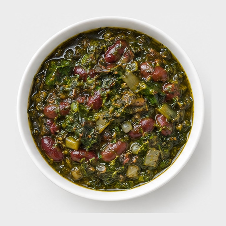 Ragoût d'herbes persane façon ghormeh sabzi végétarien