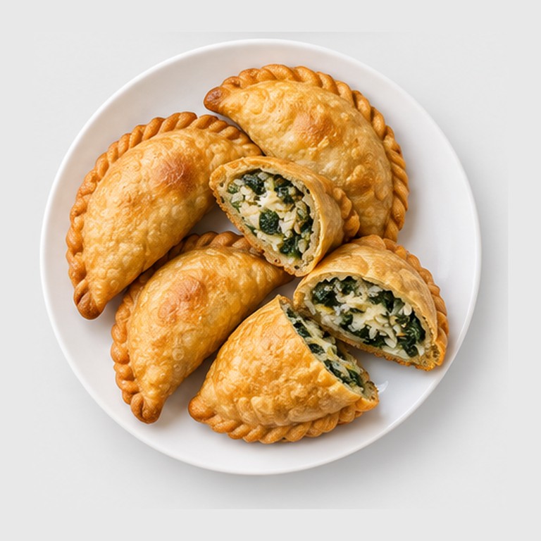 Chaussons aux blettes et parmesan façon barbagiuan