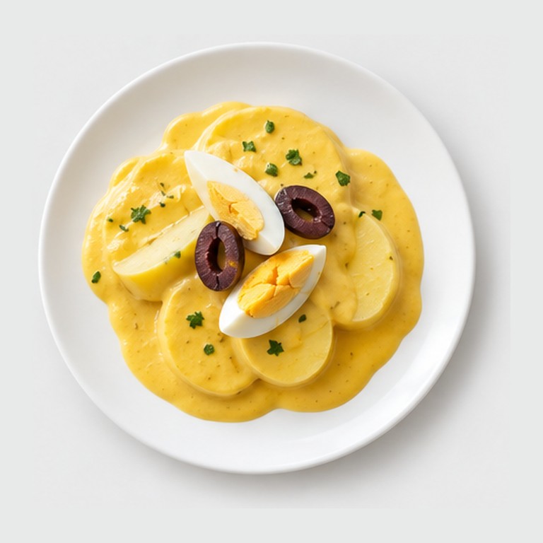 Pommes de terre en sauce froide au fromage façon papas a la huancaína