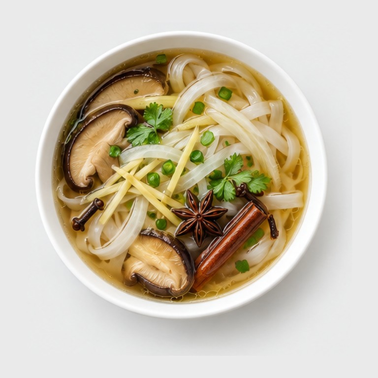 Soupe de nouilles végétarienne façon phở chay