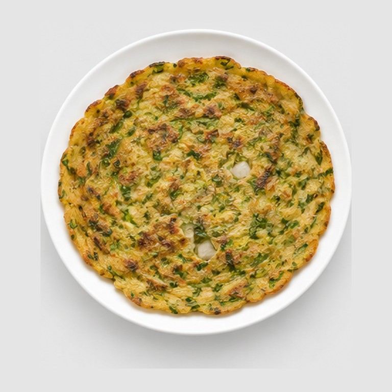 Galette de haricots mungo indienne façon pesarattu