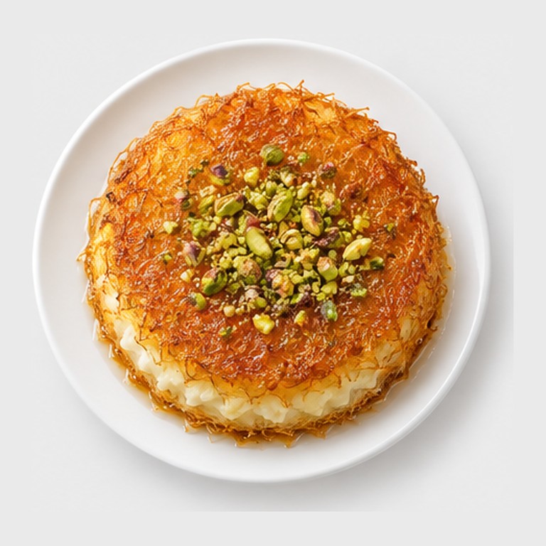 Gâteau de fromage levantine au sirop façon knafeh