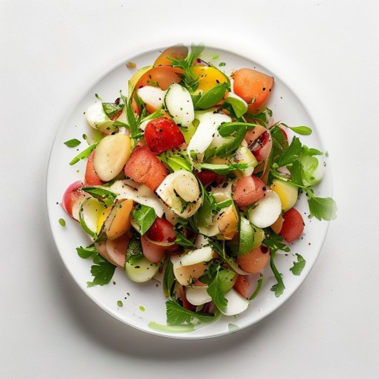 Salade de pois chiches et artichauts au persil