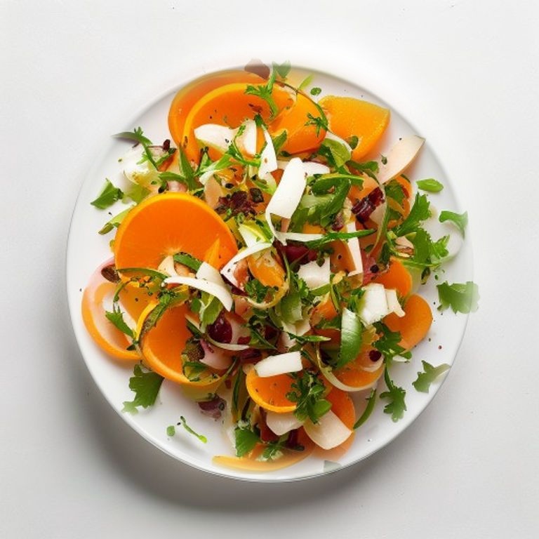 Salade de carotte, orange et raisins secs