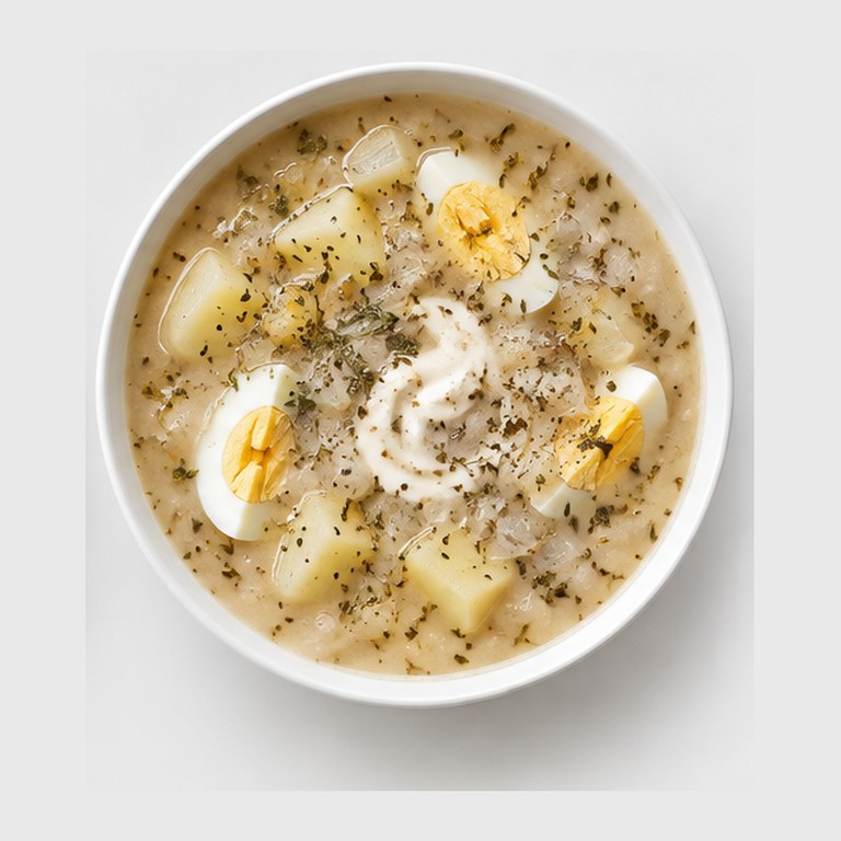 Soupe aigre-douce à la farine de seigle façon żurek