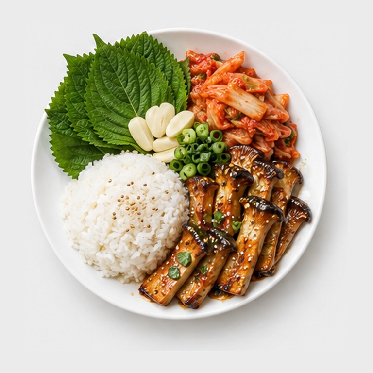 Samgyeopsal Végétarien (BBQ Coréen aux Champignons)