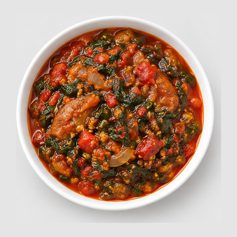 Ragoût de légumes verts nigérian façon efo riro